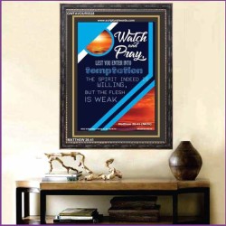 WATCH AND PRAY   Contemporary Christian Poster   (GWFAVOUR5528)   "33x45"