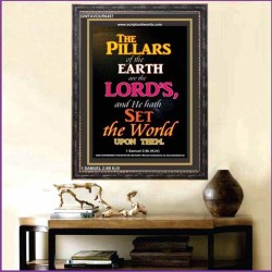 PILLARS OF THE EARTH   Christian Framed Wall Art   (GWFAVOUR6457)   