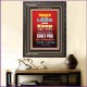 WAIT ON THE LORD   Bible Verses Wall Art Acrylic Glass Frame   (GWFAVOUR6535)   