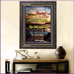 THE SON OF GOD   Bible Verse Acrylic Glass Frame   (GWFAVOUR6546)   