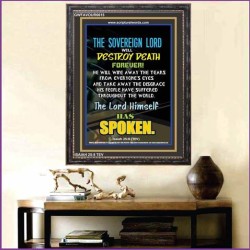 THE SOVEREIGN LORD   Framed Office Wall Decoration   (GWFAVOUR6615)   