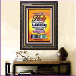 NO ONE HOLY LIKE THE LORD   Acrylic Glass Frame Scripture Art   (GWFAVOUR6650)   