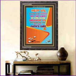 O GOD OUR SAVIOR   Contemporary Christian Wall Art   (GWFAVOUR6894)   