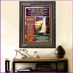 MY CUP RUNNETH OVER   Framed Bible Verse   (GWFAVOUR6921)   