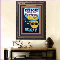 YOUR GOD WILL BE YOUR GLORY   Framed Bible Verse Online   (GWFAVOUR7248)   