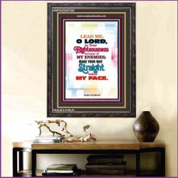 YOUR WAY STRAIGHT   Religious Art Acrylic Glass Frame   (GWFAVOUR7355)   "33x45"