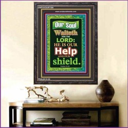 OUR HELP   Inspirational Wall Art Frame   (GWFAVOUR7389)   