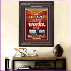 YOUR WONDERFUL WORKS   Scriptural Wall Art   (GWFAVOUR7458)   