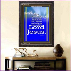 MARKS OF THE LORD JESUS CHRIST   Scripture Wooden Framed Signs   (GWFAVOUR756)   