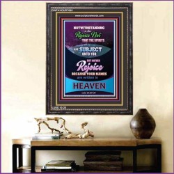 REJOICE   Framed Restroom Wall Decoration   (GWFAVOUR7695)   