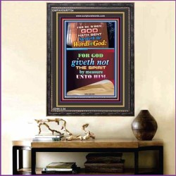 WORDS OF GOD   Bible Verse Picture Frame Gift   (GWFAVOUR7724)   "33x45"