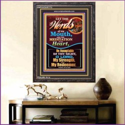 THE MEDITATION OF MY HEART   Contemporary Christian Wall Art   (GWFAVOUR7773)   