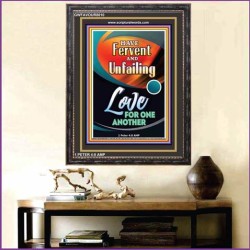 LOVE ONE ANOTHER   Christian Paintings Acrylic Glass Frame   (GWFAVOUR8010)   