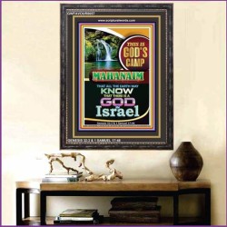 THERE IS A GOD IN ISRAEL   Bible Verses Framed for Home Online   (GWFAVOUR8057)   