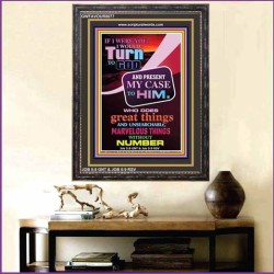 TURN TO GOD   Scripture Wooden Frame   (GWFAVOUR8077)   "33x45"