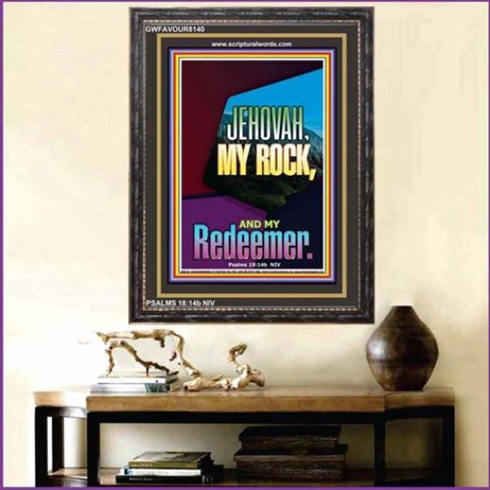 MY REDEEMER   Acrylic Glass Frame Scripture Art   (GWFAVOUR8140)   