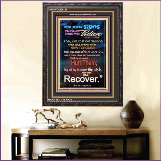 NEW TONGUES   Framed Bedroom Wall Decoration   (GWFAVOUR8186)   