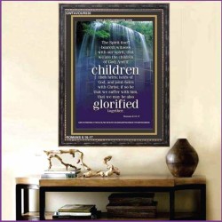 WE ARE THE CHILDREN OF GOD   Scriptural Portrait Acrylic Glass Frame   (GWFAVOUR830)   "33x45"