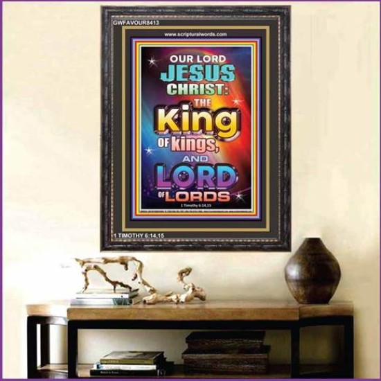 OUR LORD JESUS CHRIST LORD OF LORDS   Bible Scriptures on Forgiveness Acrylic Glass Frame   (GWFAVOUR8413)   