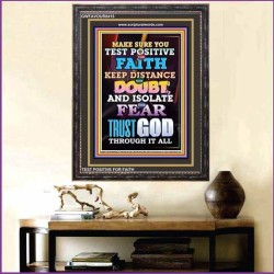 TRUST GOD AT ALL TIMES   Biblical Paintings Acrylic Glass Frame   (GWFAVOUR8415)   "33x45"