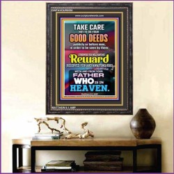 YOUR FATHER WHO IS IN HEAVEN    Scripture Wooden Frame   (GWFAVOUR8550)   