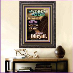 OBEY THE WORD OF GOD   Frame Bible Verse   (GWFAVOUR8743)   