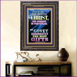 YE ARE THE BODY OF CHRIST   Bible Verses Framed Art   (GWFAVOUR8853)   "33x45"