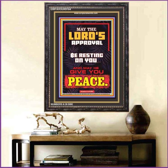 PEACE OF THE LORD   Christian Artwork   (GWFAVOUR9164)   