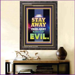 ABSTAIN FROM EVIL   Scripture Art Prints   (GWFAVOUR9184)   "33x45"