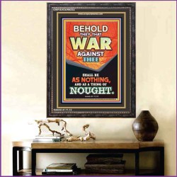 THEY THAT WAR AGAINST YOU   Scripture Art   (GWFAVOUR9253)   