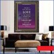 LOVE THE LORD WITH ALL THINE HEART   Contemporary Christian Paintings Acrylic Glass frame   (GWFAVOUR230)   