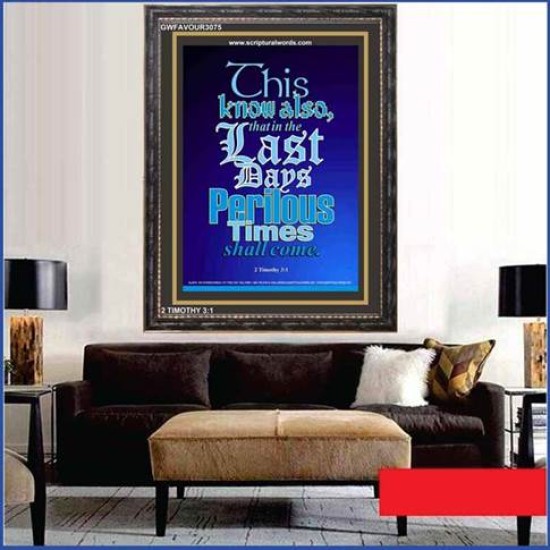 PERILOUS TIMES   Biblical Paintings Frame   (GWFAVOUR3075)   