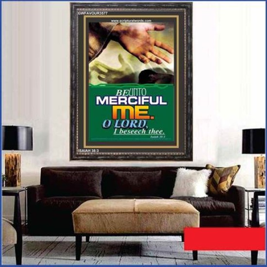 MERCIFUL   Christian Paintings Frame   (GWFAVOUR3577)   