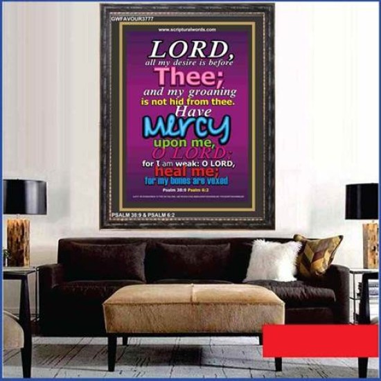 MY DESIRE IS BEFORE THEE   Bible Verses  Picture Frame Gift   (GWFAVOUR3777)   