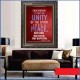 UNITY OF THE SPIRIT   Acrylic Glass Frame Scripture Art   (GWFAVOUR3995)   