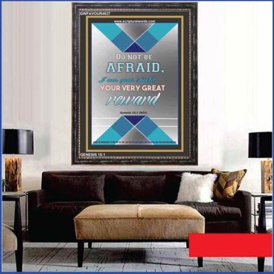 VERY GREAT REWARD   Encouraging Bible Verses Framed   (GWFAVOUR4627)   