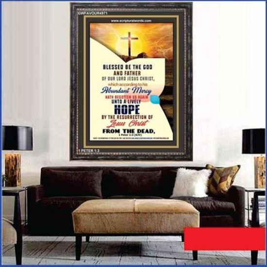 ABUNDANT MERCY   Bible Verses Frame for Home   (GWFAVOUR4971)   