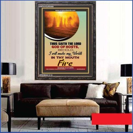 MY WORDS IN THY MOUTH   Scripture Art Prints   (GWFAVOUR5460)   