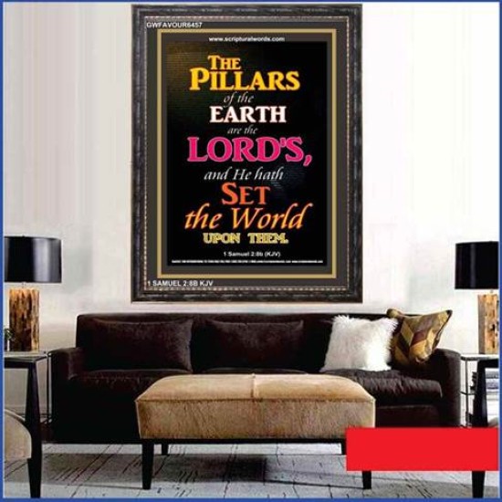 PILLARS OF THE EARTH   Christian Framed Wall Art   (GWFAVOUR6457)   