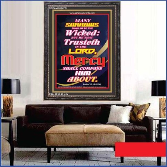 MERCY   Christian Quotes Framed   (GWFAVOUR6771)   