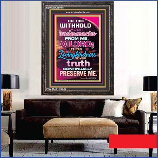 LOVING KINDNESS   Framed Scripture Dcor   (GWFAVOUR7459)   