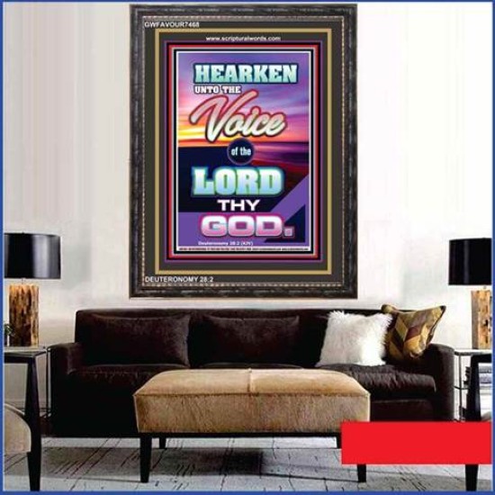 THE VOICE OF THE LORD   Christian Framed Wall Art   (GWFAVOUR7468)   