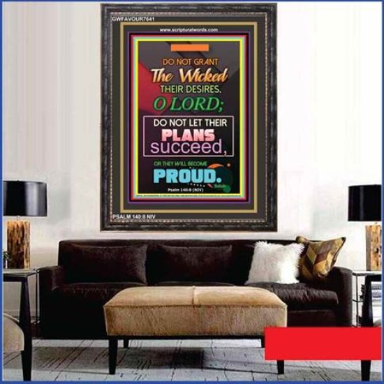 PRIDE   Acrylic Glass Frame Scripture Art   (GWFAVOUR7641)   