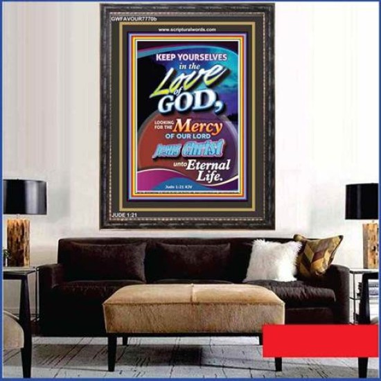 LOVE OF GOD   Contemporary Christian Poster   (GWFAVOUR7770b)   