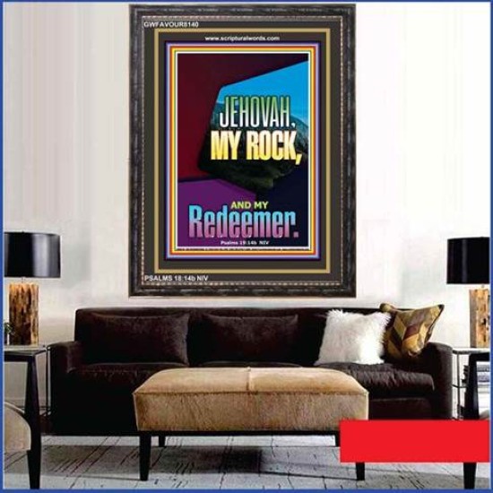 MY REDEEMER   Acrylic Glass Frame Scripture Art   (GWFAVOUR8140)   