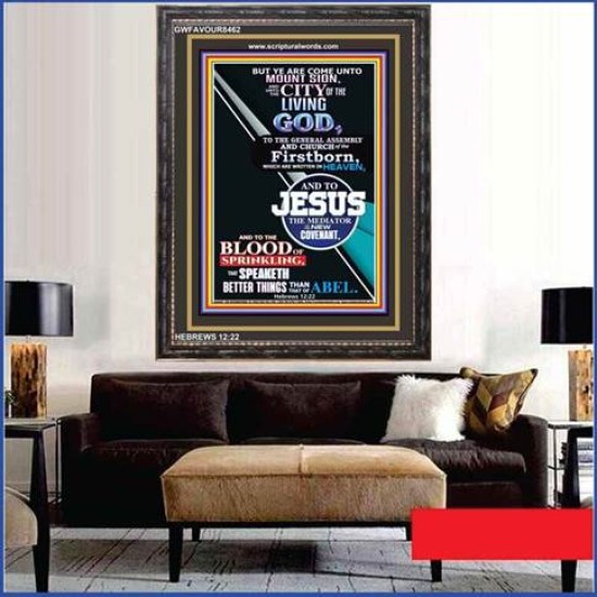 THE NEW COVENANT   Inspirational Bible Verse Frame   (GWFAVOUR8462)   