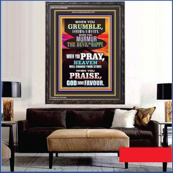 PRAYER WORKS   Framed Religious Wall Art    (GWFAVOUR8588)   