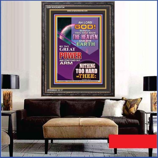 MAKER OF HEAVEN AND EARTH   Bible Verses Framed for Home Online   (GWFAVOUR9134)   