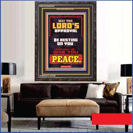 PEACE OF THE LORD   Christian Artwork   (GWFAVOUR9164)   