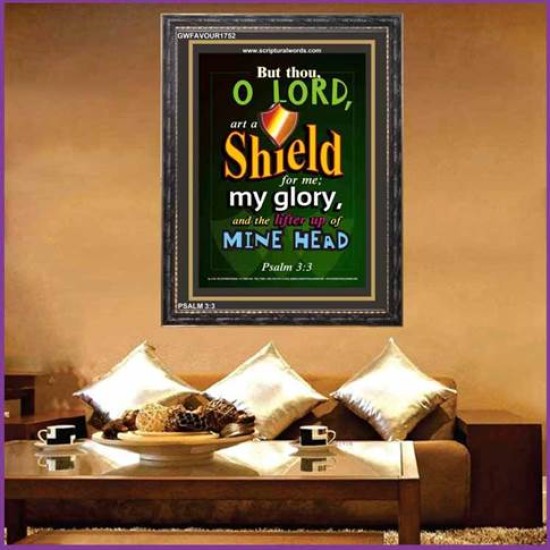 A SHIELD FOR ME   Bible Verses For the Kids Frame    (GWFAVOUR1752)   